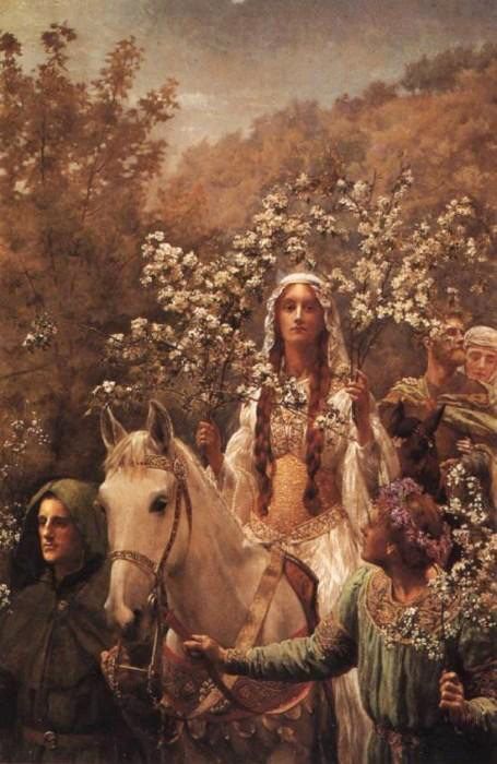 John Collier Guinevere's Maying